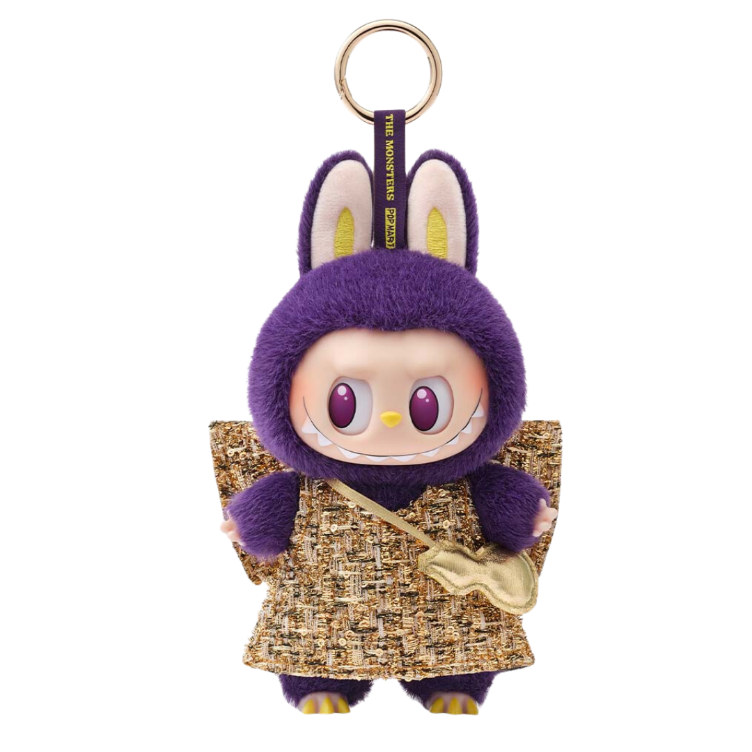 Labubu The Monsters Collection Pendant Series Spring Wild Home Cute Mokoko Pumpkin Purple Labubu Replica Christmas Birthday Gift