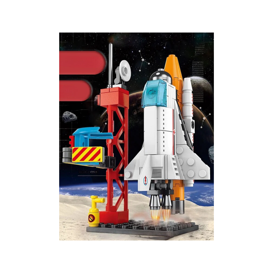 Spacecraft model assembly toys small particle building blocks boys' gifts kindergarten gifts children's toys