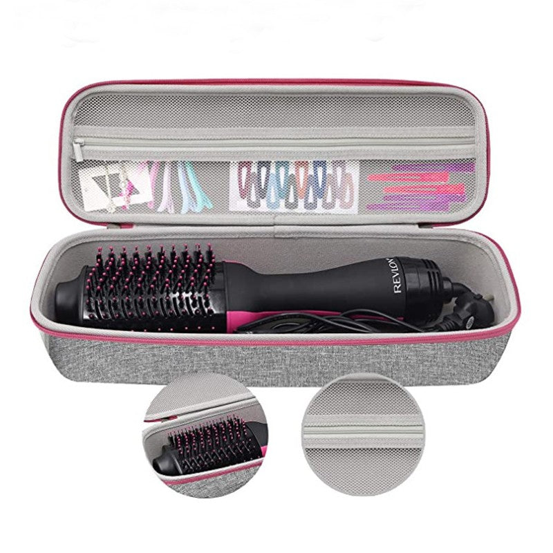 New EVA Hard Portable Carrying Protect Pouch for Revlon One-Step Hair Dryer and Volumizer Hot Air Brush Storage Bag Case