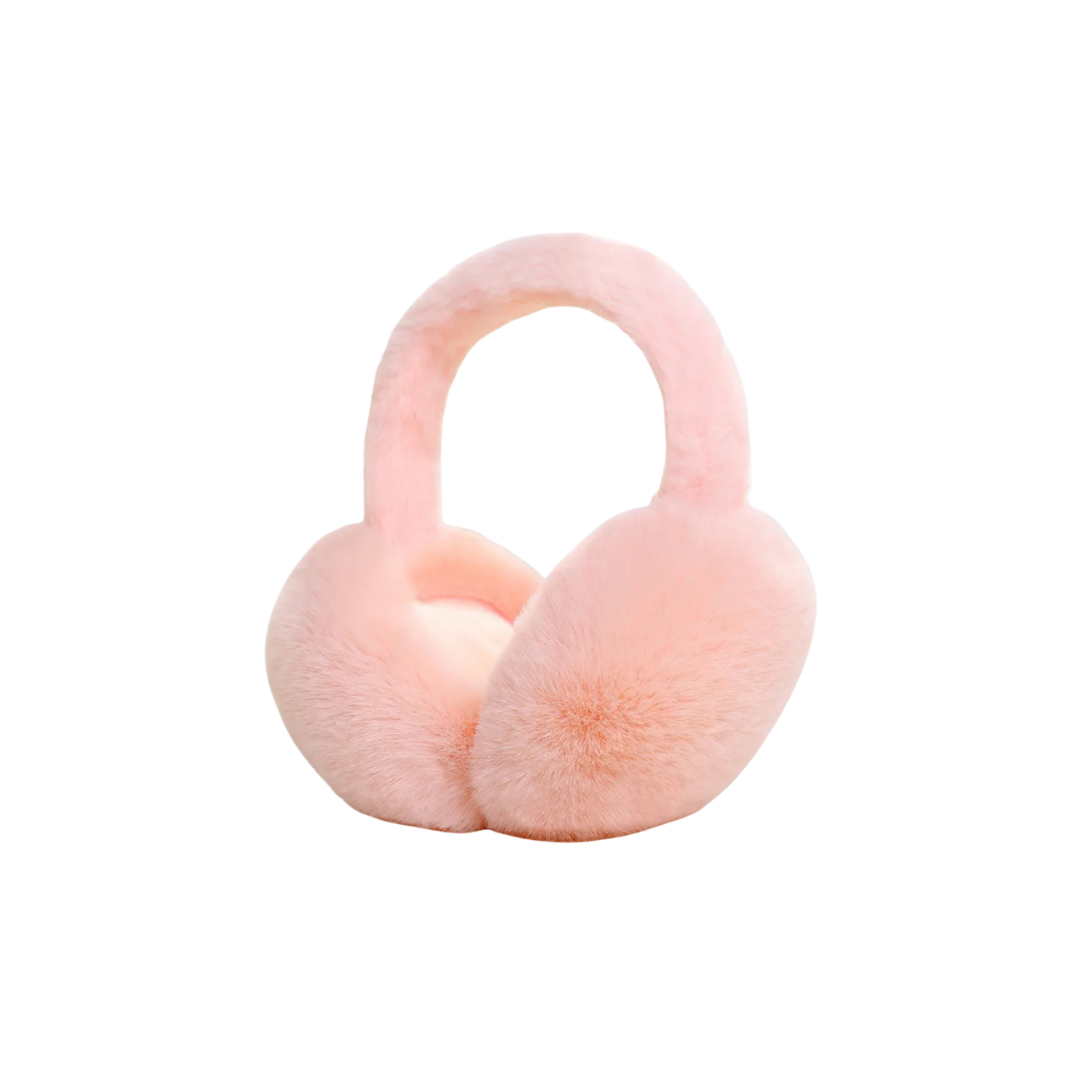 1PC Solid Color Soft Plush Ear Warmer Winter Warm Earmuffs Fashion  Ear Cover Outdoor Cold Protection Ear-Muffs Folding Earflap