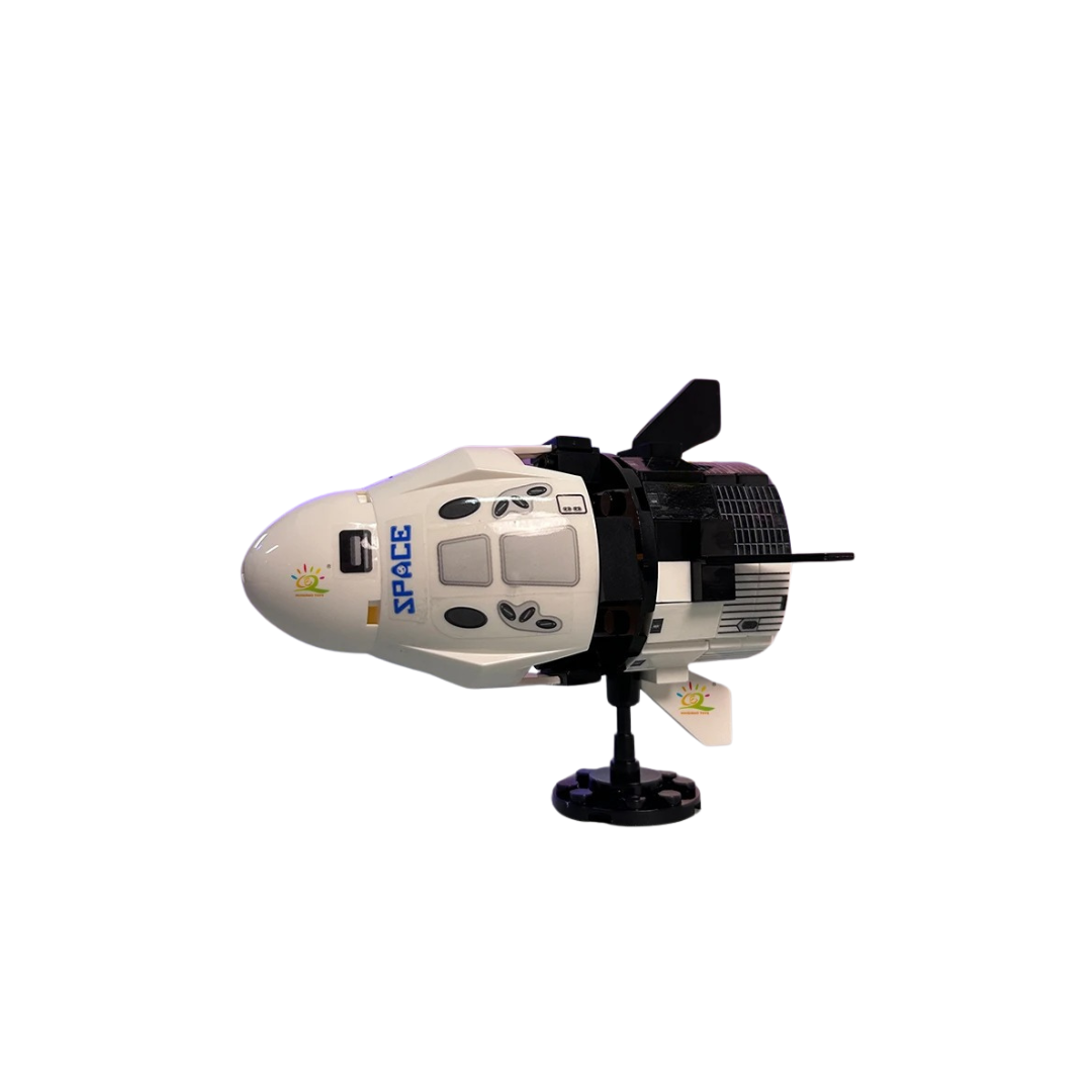 HUIQIBAO Aviation Spaceport Model Space Shuttle Rocket Launch Center Construction Building Blocks MOC Spaceship Kids Bricks Toy