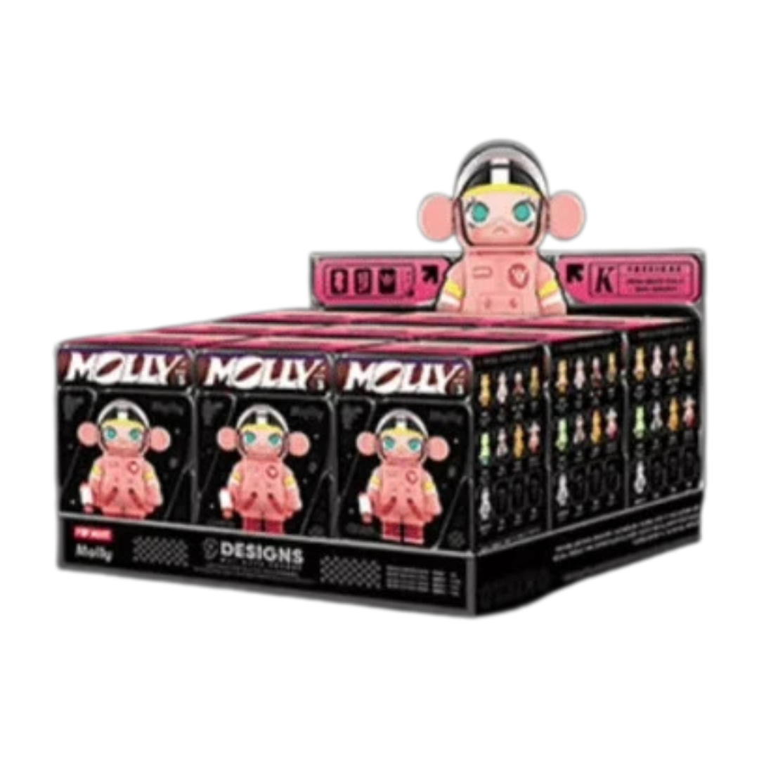 Mega Space Molly 100% Blind Box Anniversary V3 Series Molly Collection Figurine Model Toy Girl Birthday Gifts