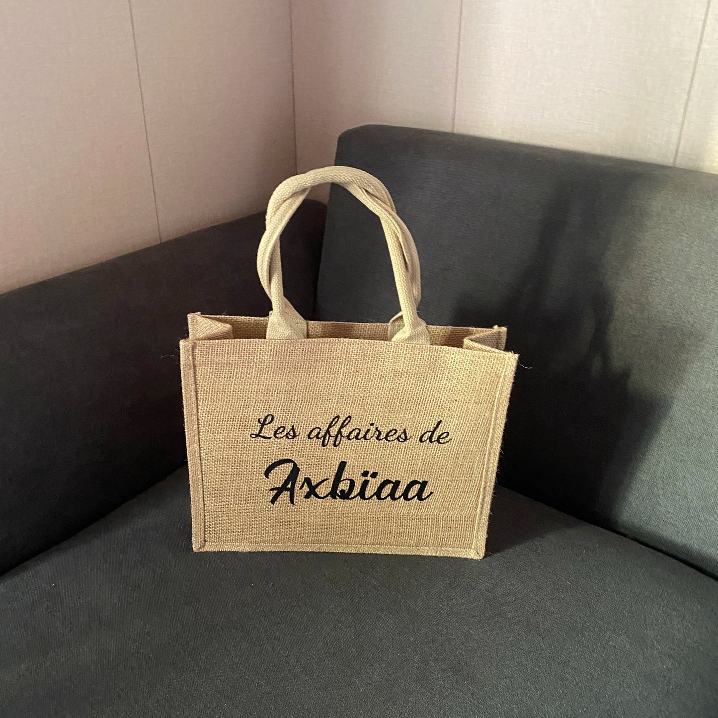 Personalized Jute Bag Bridesmaid Gift Bag Custom Burlap Tote Bag Bridal Bachelorette Party Beach Wedding Favors For Guests