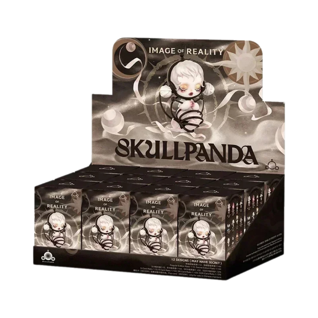 Skullpanda Image Of Reality Series Blind Box 1pc/12pcs Cute Figurine Mystery Box Doll Caja Ciega Collectible Model Birthday Gift