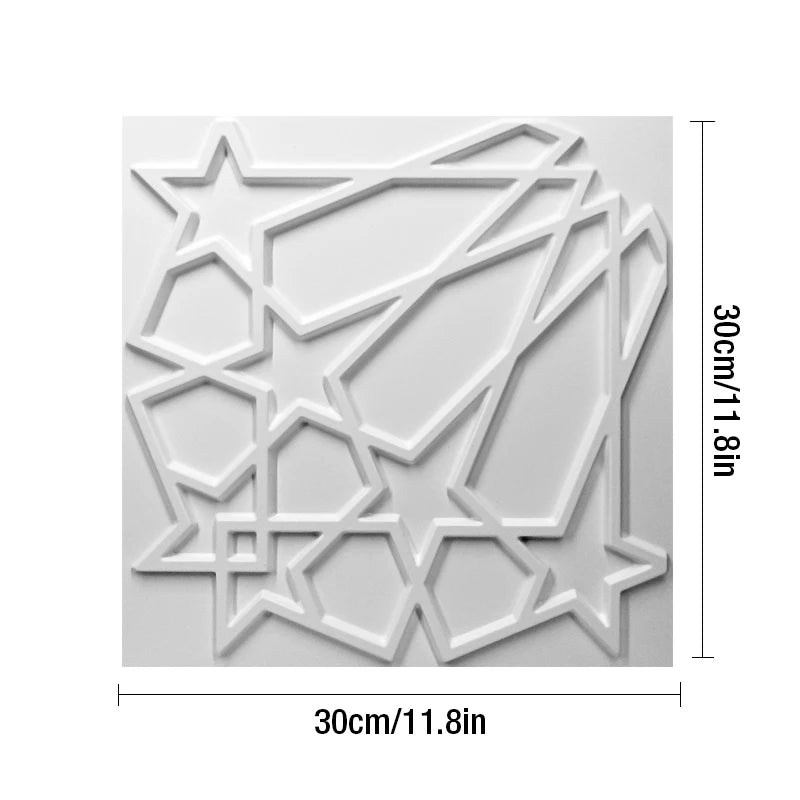 house wall renovation geometric 3D wall panel non-self-adhesive 3D wall sticker art ceramic tile wallpaper room bathroom ceiling