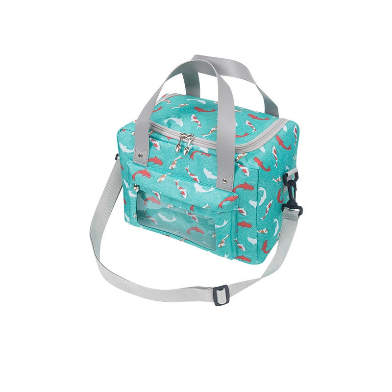 High-Capacity Insulated Oxford Cloth Lunch Bag Portable Crossbody Thermal Picnic School Food Container Bento Box Cooler Bags