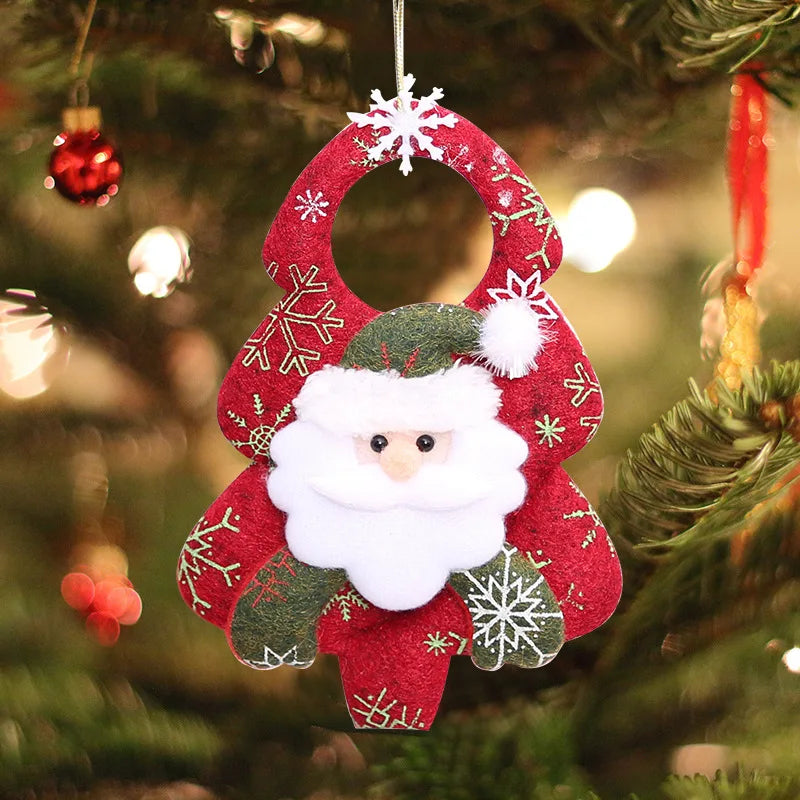 Christmas Dolls Santa Claus Snowman Elk Toys Xmas Figurines Red Xmas Tree Ornament Christmas Decorations For Home  navidad 2021