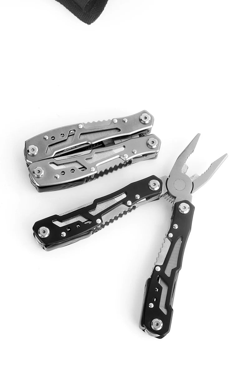 Multipurpose Knife Stainless Steel Multi-tool Pocket Knife Pliers Folding Knife Pliers Portable Folding Blade Survival Knife