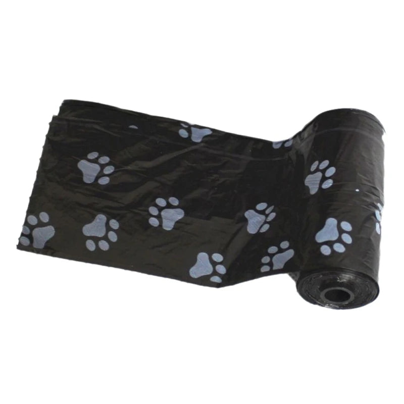 5 Roll Biodegradable Pet Dog Poop Bag Zero Waste Dog Pooper Bags Dispenser Pets Disposable Products For Dogs Litter Poop Bags