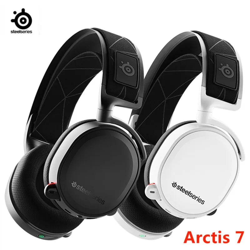 2019 Edition SteelSeries Arctis 7 Gaming Headset High  DTSXv2.0 7.1 Wireless game headset Headphone wear belt wheat