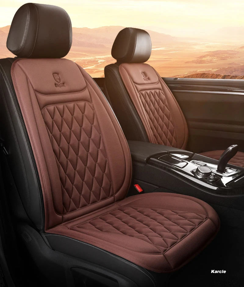 12-24v Heated Car Seat Cover 30' Fast Car Seat Heater Cloth/Flannel  Heated Car Seat Protector 25W Seat Heating Cover Car Seat