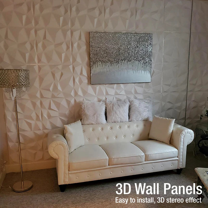 house wall renovation geometric 3D wall panel non-self-adhesive 3D wall sticker art ceramic tile wallpaper room bathroom ceiling