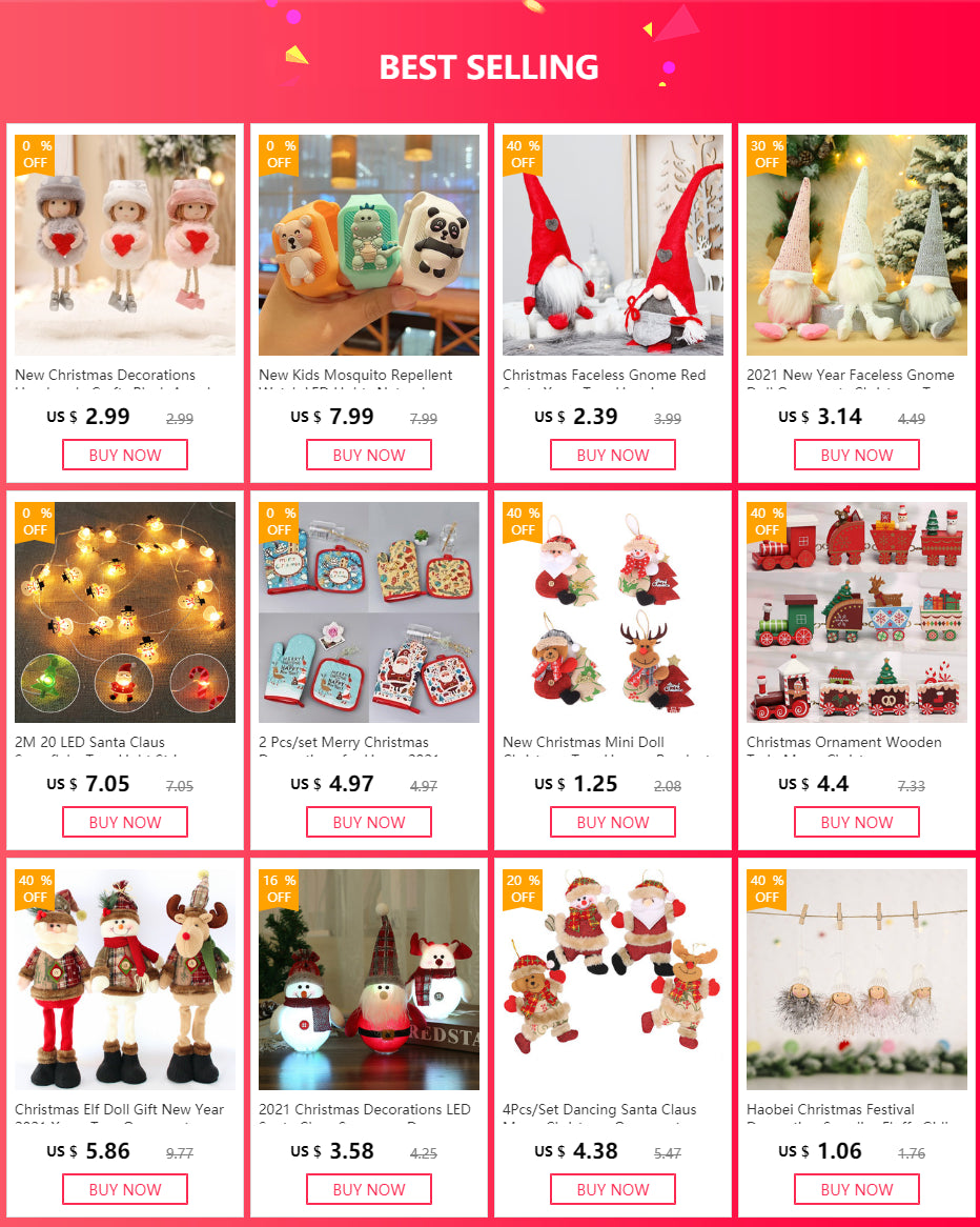 Christmas Dolls Santa Claus Snowman Elk Toys Xmas Figurines Red Xmas Tree Ornament Christmas Decorations For Home  navidad 2021