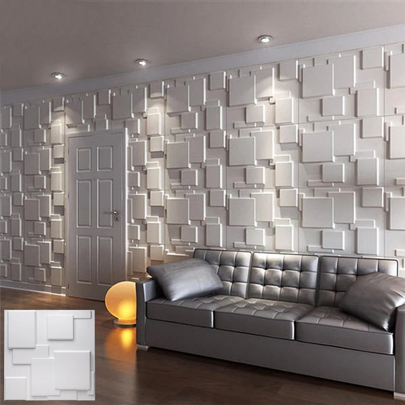 house wall renovation geometric 3D wall panel non-self-adhesive 3D wall sticker art ceramic tile wallpaper room bathroom ceiling