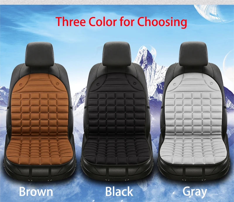 12V Car Heated Seats Winter Seat Heater Car Seat Heating Cushion Covers Car Electric Heated Seat Car Styling Winter Pad Cushions