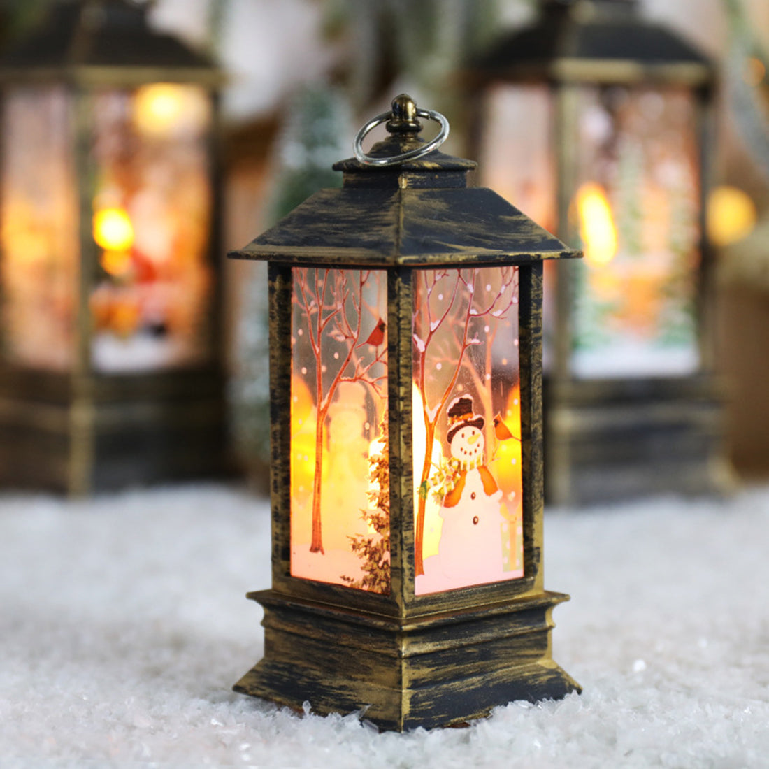 Christmas Lantern Light Merry Christmas Decorations for Home 2024Navidad Christmas Tree Ornaments Xmas Gift Happy New Year 2025