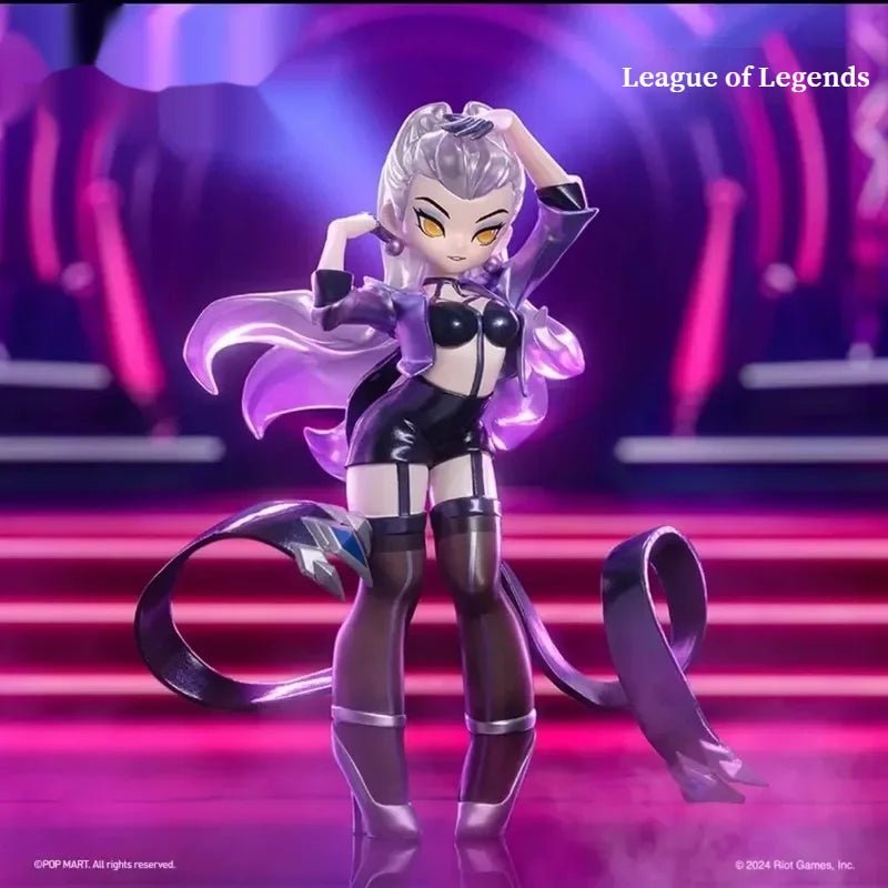 LOL League Of Legend Game Blind Box Toy K/DA All Out Girl Group Series mystery box Model Figurine Game Decoration Christmas Gift