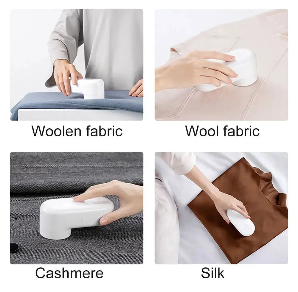 XIAOMI MIJIA Lint Remover Hairball Trimmer Rechargeable Cloth Fabric Shaver Fluff Pellet Remove Machine for Clothes Sweater