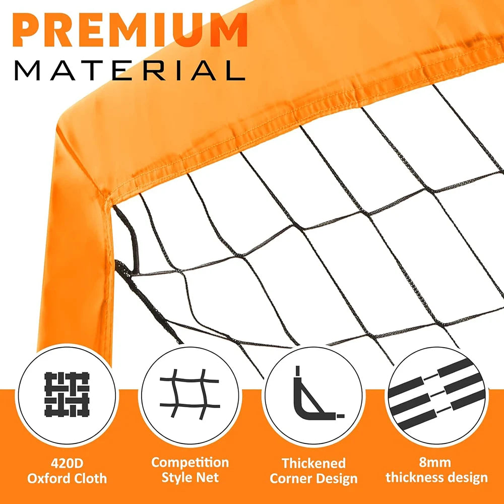 Portable Soccer Goals for Backyard Indoor and Outdoor Pop Up Soccer Goals Foldable Mobile Training Football Net