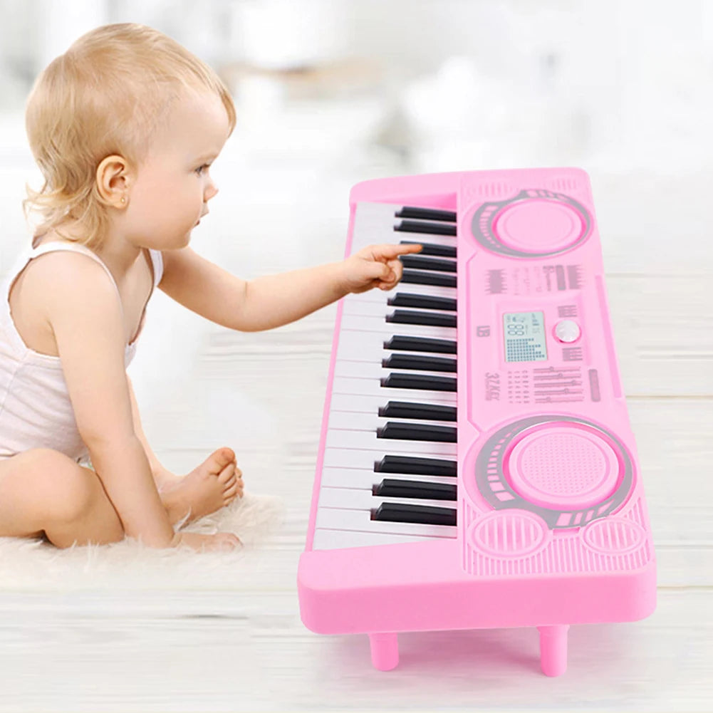 37-key Children's Electronic Piano Keyboard Portable Educational Toy Musical Instrument Organ Children's Christmas Birthday Gift