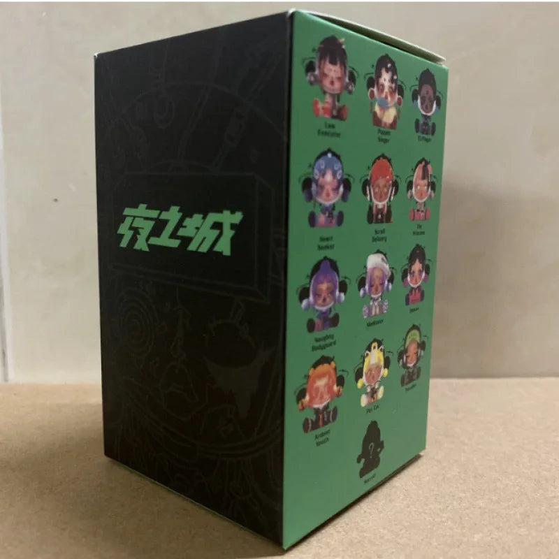 Skullpanda SP Night City series mysterious box toys, original anime models, cute characters, blind boxes, children's gifts