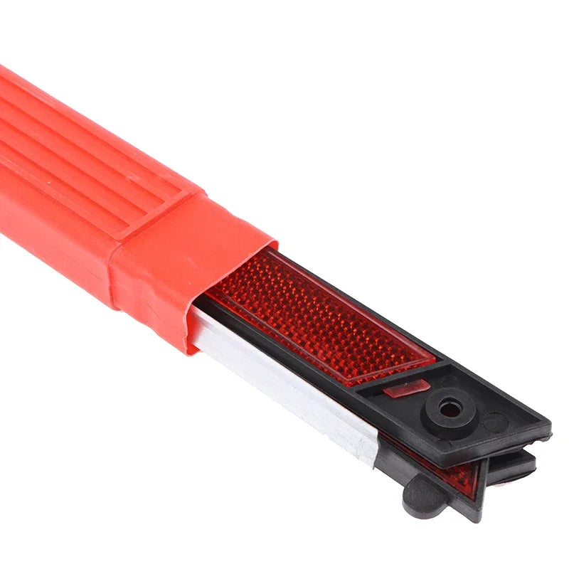 Car Tripod Folded Stop Sign Reflector Car Emergency Breakdown Warning Tool Triangle Red Reflective Safety Hazard Car Accessories