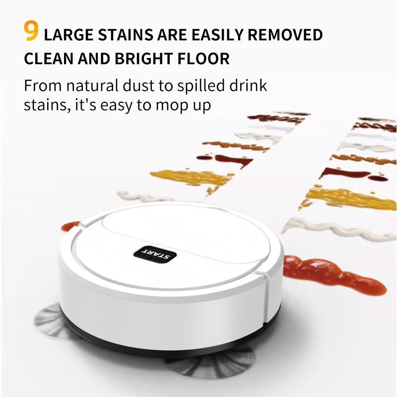 2024 Automatic Portable Mini Home Floor Robotic Vacuum Cleaner Wet Dry Three-In-One Sweeping Machine for Home 2024 Automatic Por