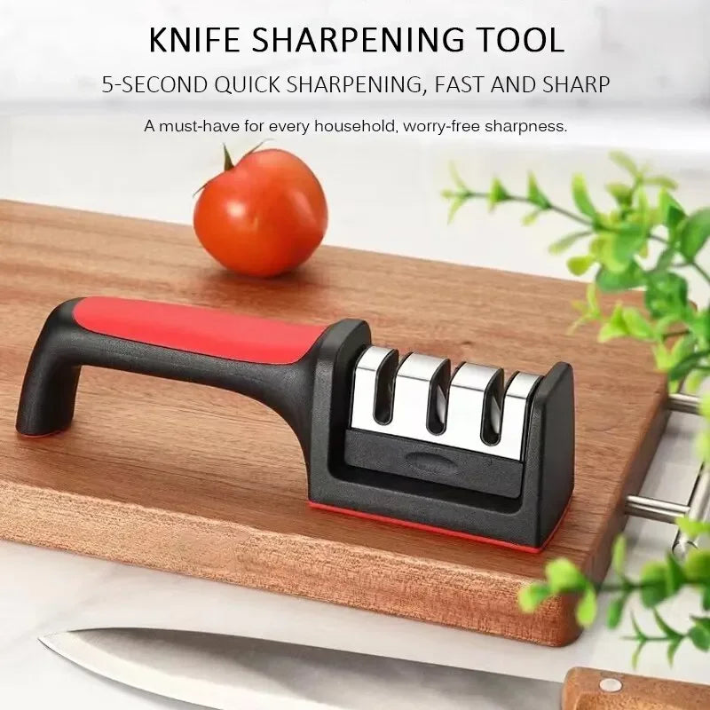 1pc Multifunctional Sharpening Stone Knife Sharpener Kitchen Knife Open Edge Special Fast Sharpening Professional Scissors