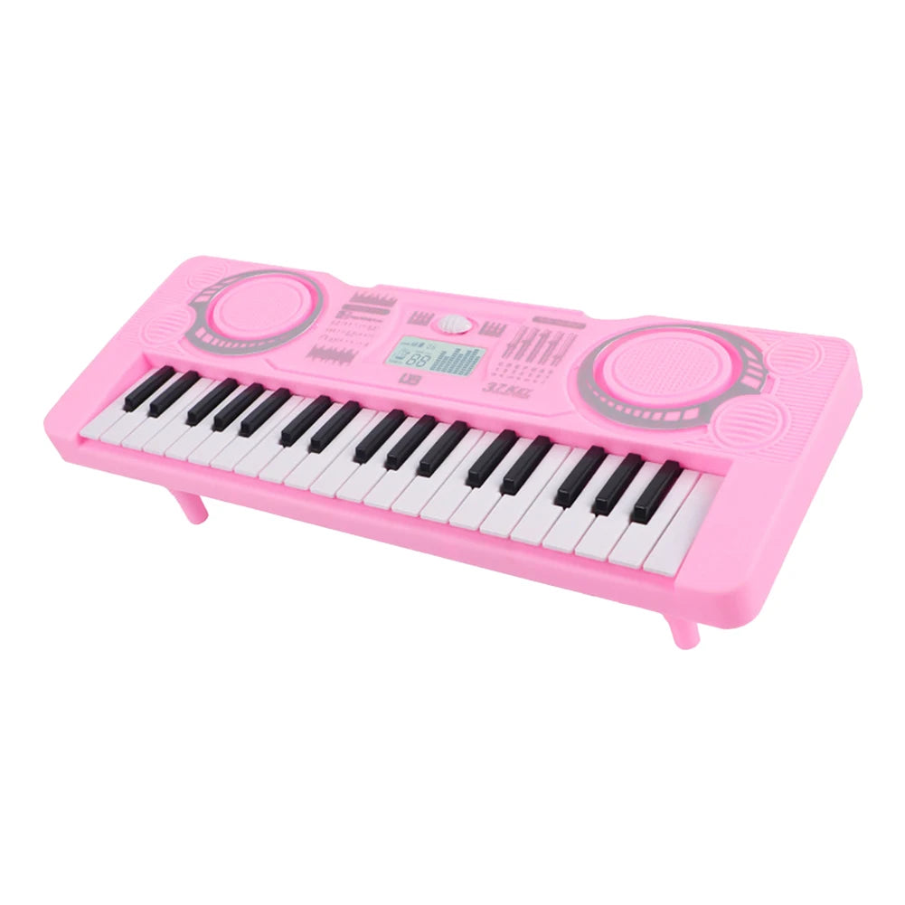 37-key Children's Electronic Piano Keyboard Portable Educational Toy Musical Instrument Organ Children's Christmas Birthday Gift