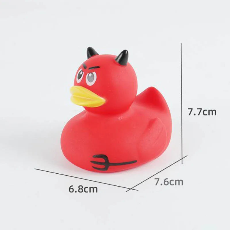 New Cute Little Yellow Duck Bath Toy Children Baby Swimming Water Play Toys Pinch Call Rubber Ducky