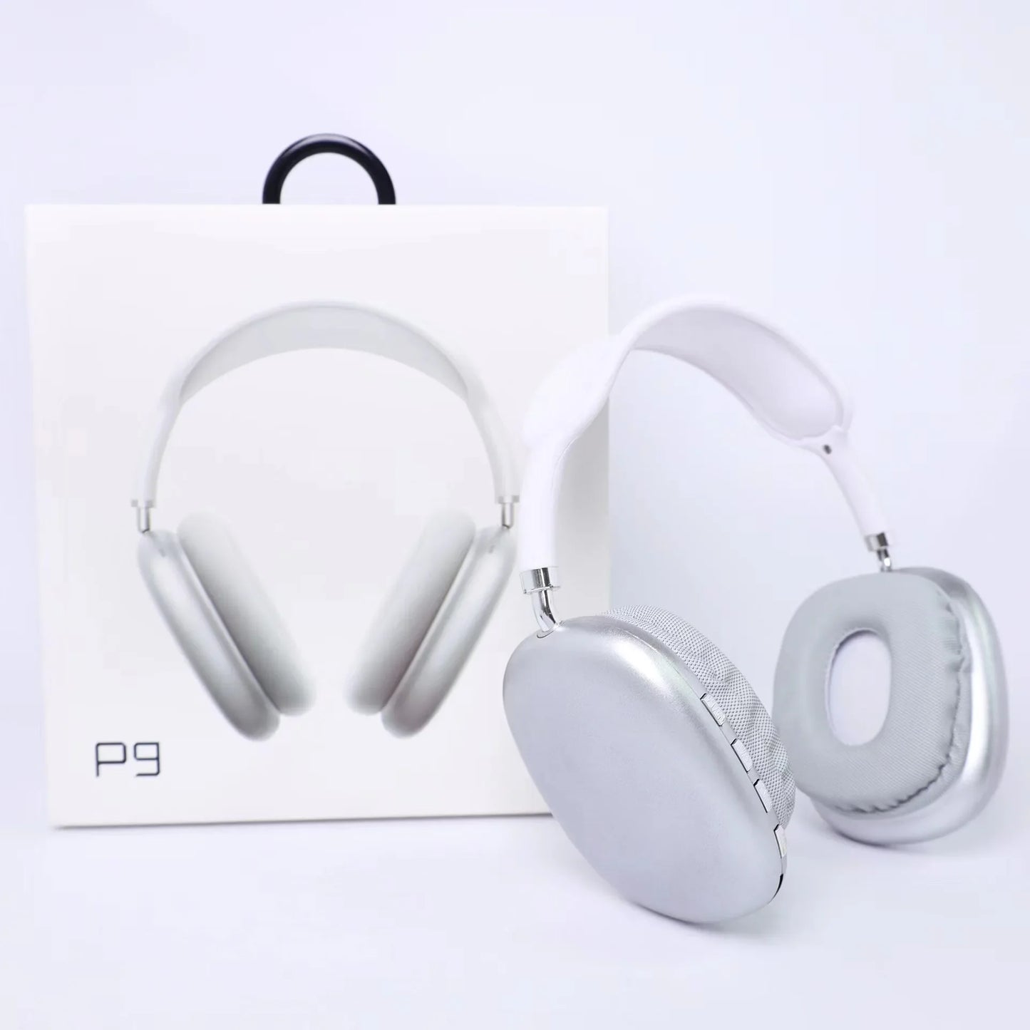 New P9 Wireless Bluetooth Headphones Noise Cancelling with Microphone Pods Over Ear Sports Gaming Headset for Apple iPhone