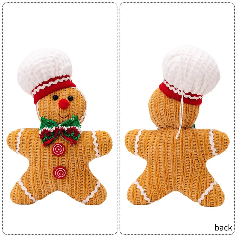 Christmas Decoration Gingerbread Man Doll Pendant Christmas Tree Pendant