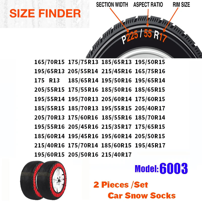 Anti-skid Chains Car Wheel Emergency Tire Chain Snow Socks Winter Car Accessories for Mercedes Benz AMG For BMW For Volkswagen