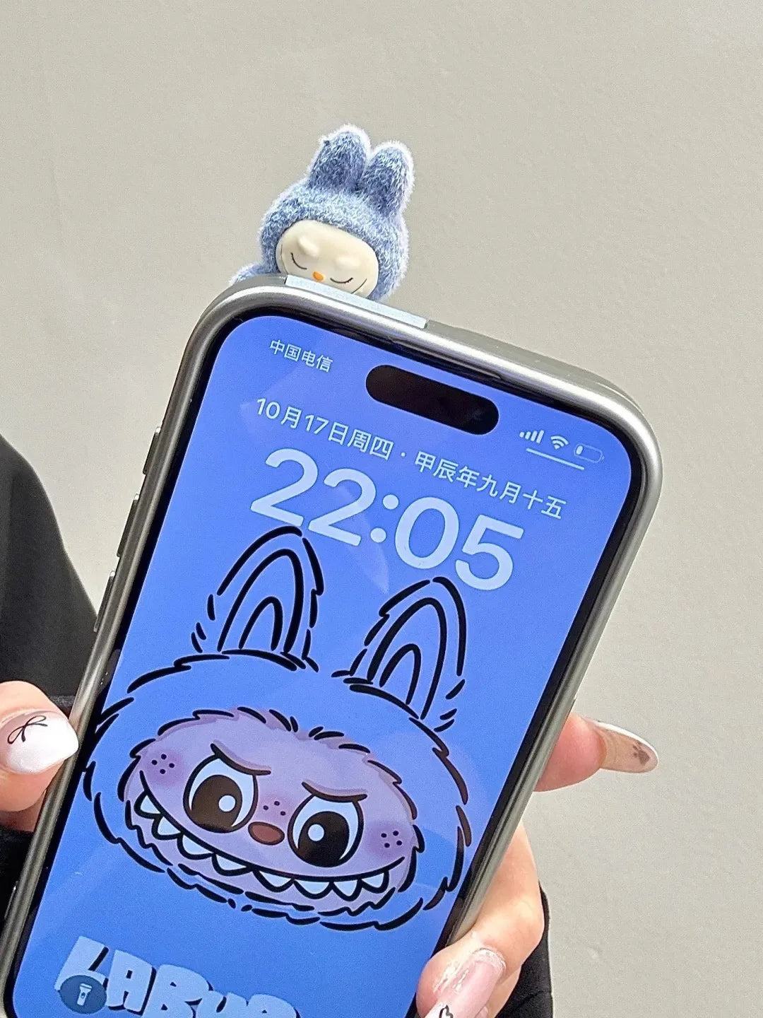 5 Styles Labubu Mobile Phone Shell Prevent Loss and Fall 3D Cartoon Suitable for IPhone 16 Promax Phone Case Girls Birthday Gift