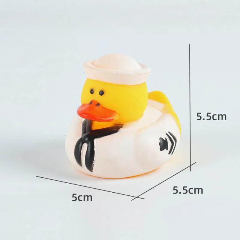 New Cute Little Yellow Duck Bath Toy Children Baby Swimming Water Play Toys Pinch Call Rubber Ducky