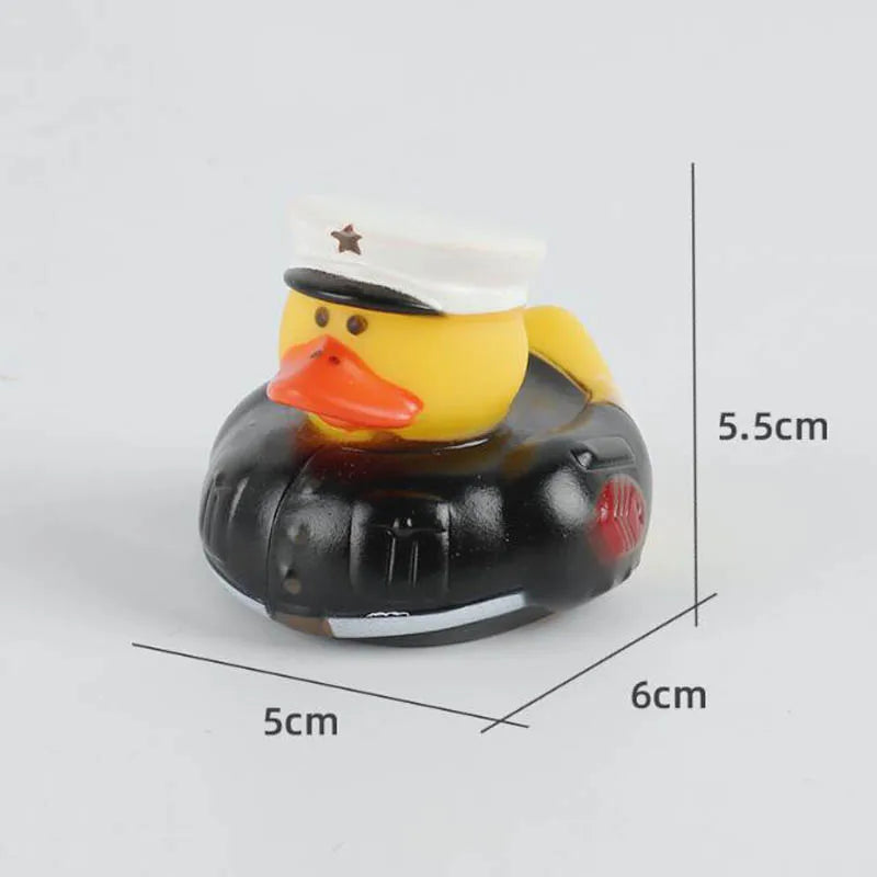 New Cute Little Yellow Duck Bath Toy Children Baby Swimming Water Play Toys Pinch Call Rubber Ducky