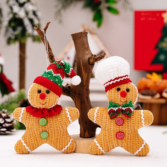 Christmas Decoration Gingerbread Man Doll Pendant Christmas Tree Pendant