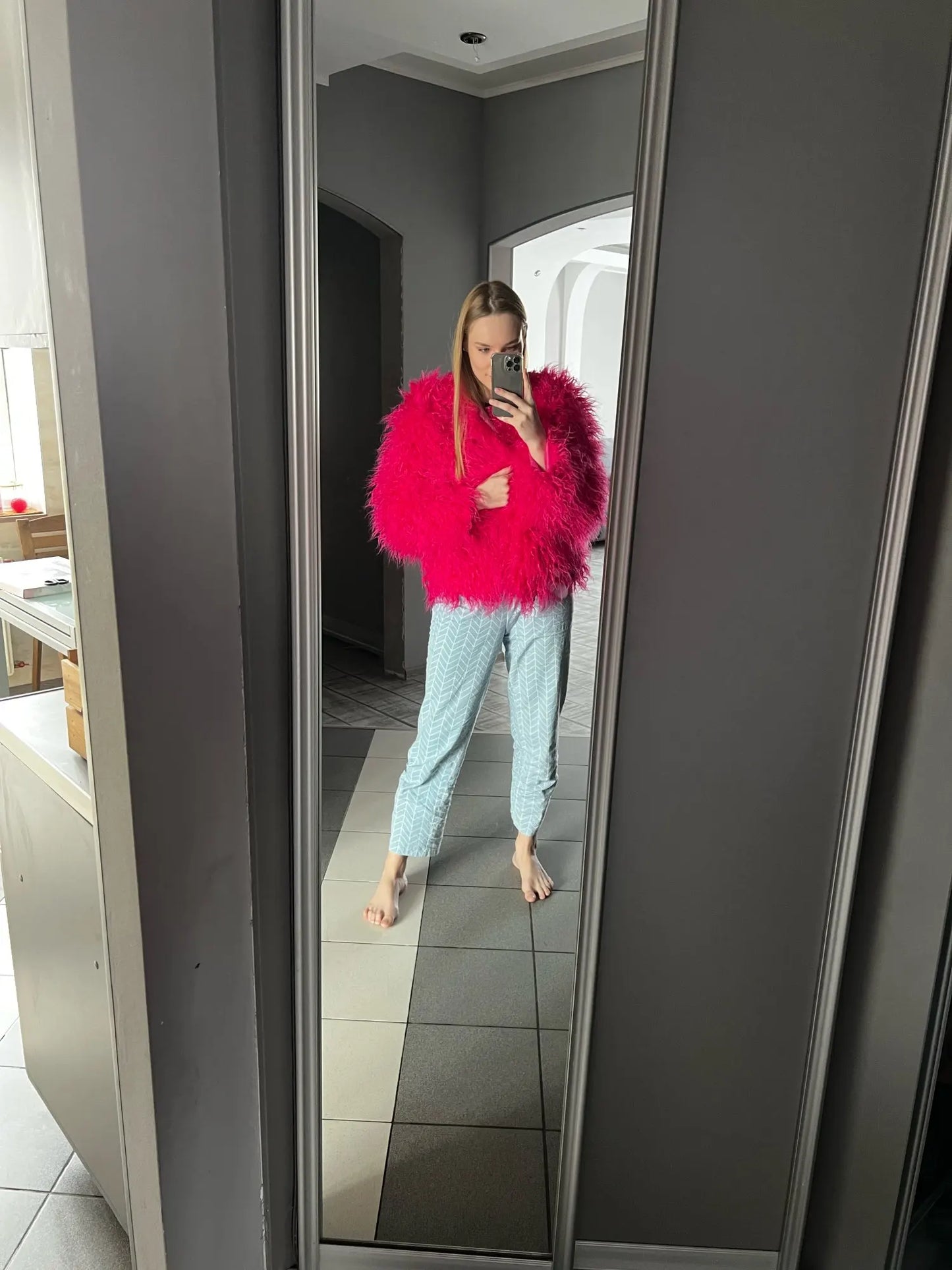 Fur Coats Women Autumn Winter Top Fashion Pink Faux Fur Coat Elegant Thick Warm Faux Fur Jackets for Women 2022