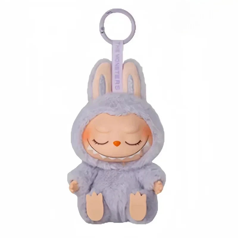 Labubu The Monsters Collection Pendant Series Spring Wild Home Cute Mokoko Pumpkin Purple Labubu Replica Christmas Birthday Gift