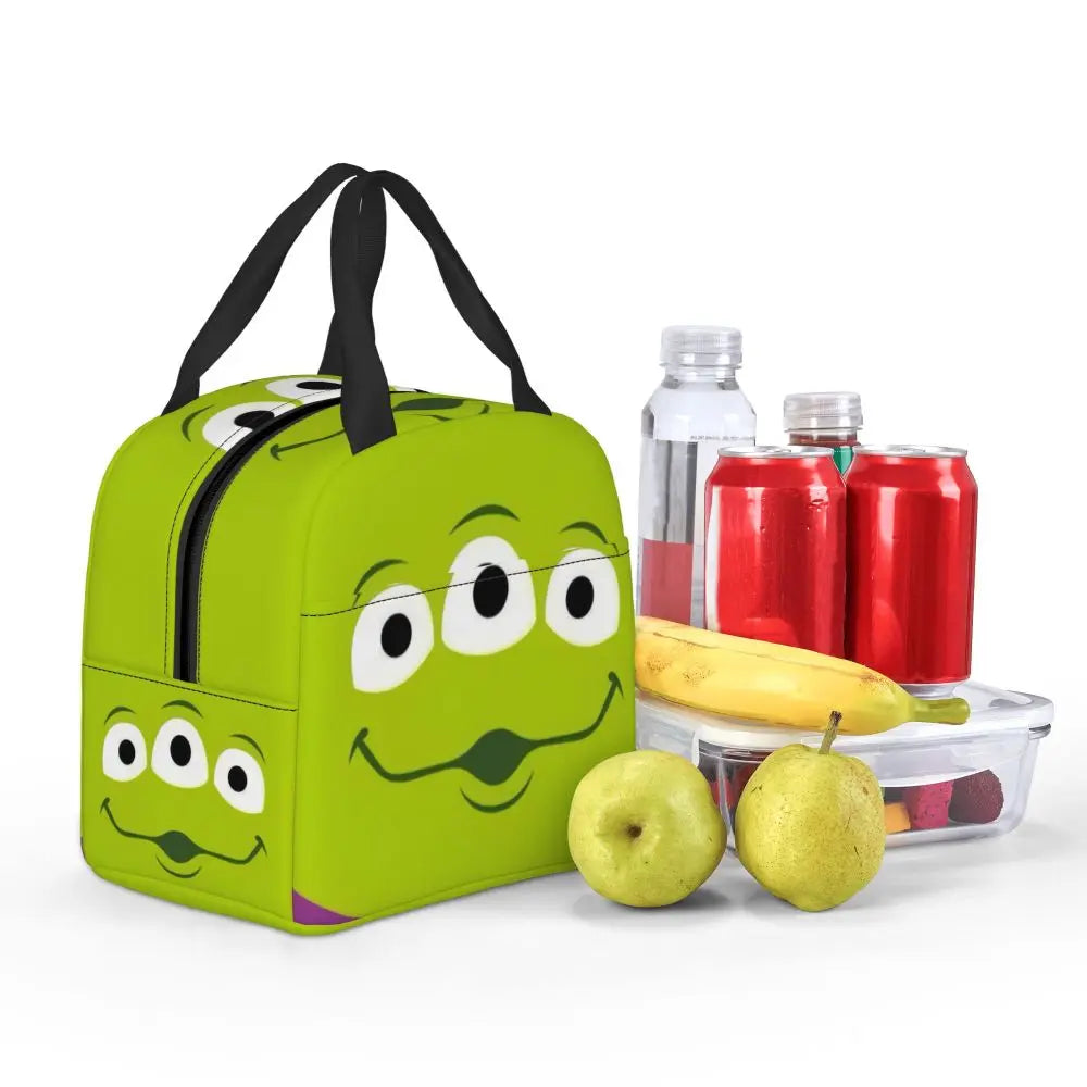 Custom Toy Story Buzz Ranger Suit Insulated Lunch Bag Reusable Thermal Cooler Bento Box For Women Food Container Tote Bags