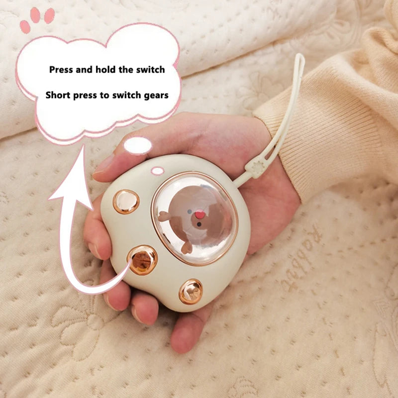 Cute Cat Paw Hand Warmer 500mAh USB Rechargeable Portable Winter Keep Warm Gadget Pocket Mini Electric Heater Hand Warmer