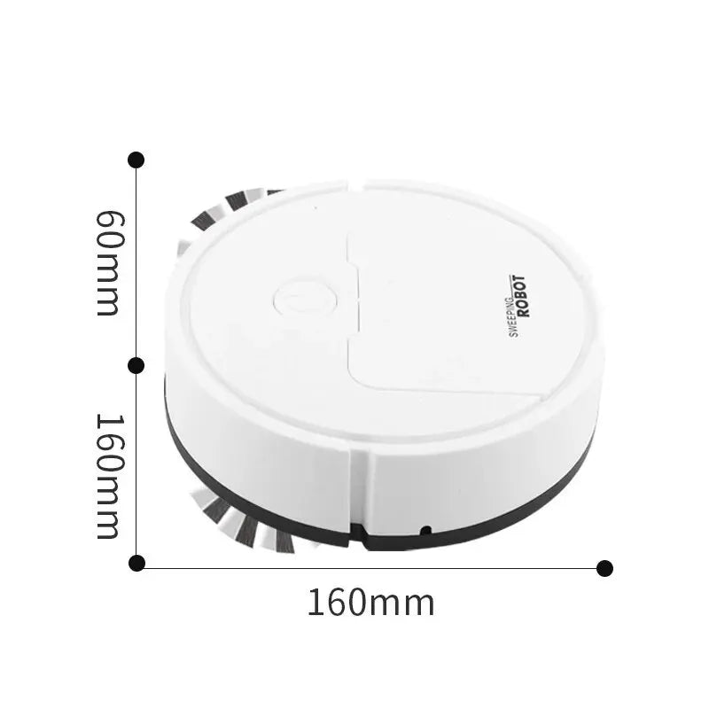 1pc Mini Vacuum Cleaner Intelligent Sweeping Robot Three In One Suction, Sweeping, And Towing, Home Furnishings