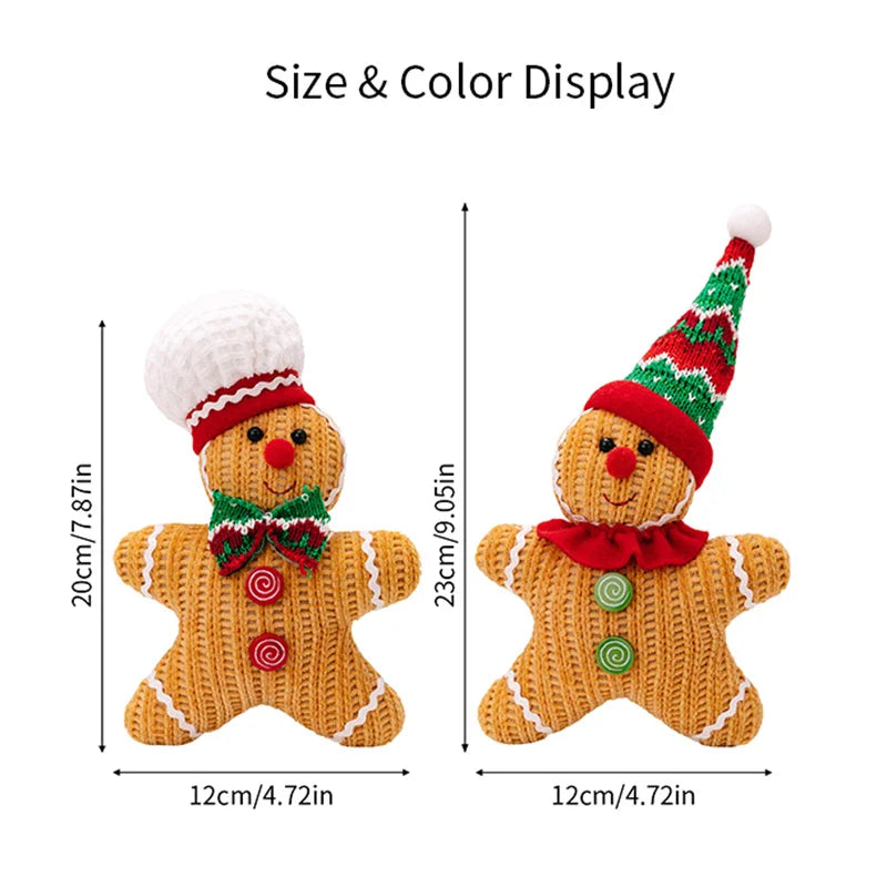 Christmas Decoration Gingerbread Man Doll Pendant Christmas Tree Pendant