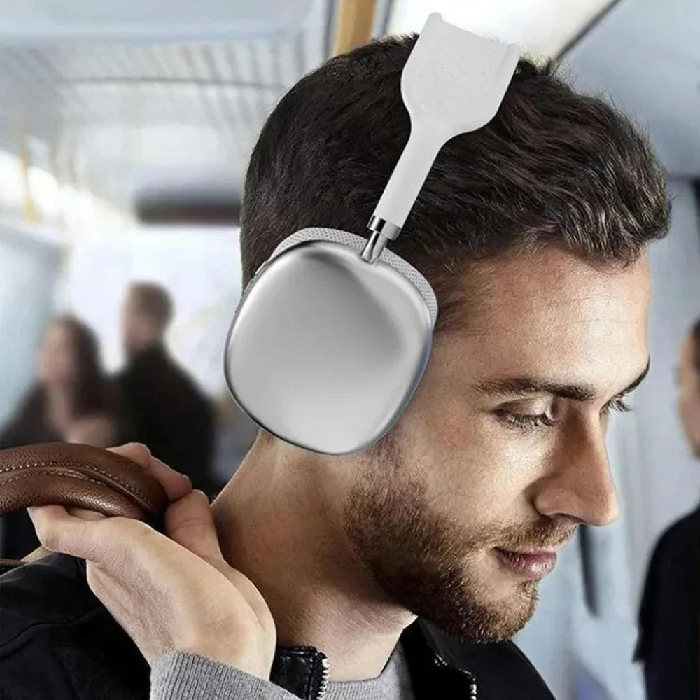 New P9 Wireless Bluetooth Headphones Noise Cancelling with Microphone Pods Over Ear Sports Gaming Headset for Apple iPhone