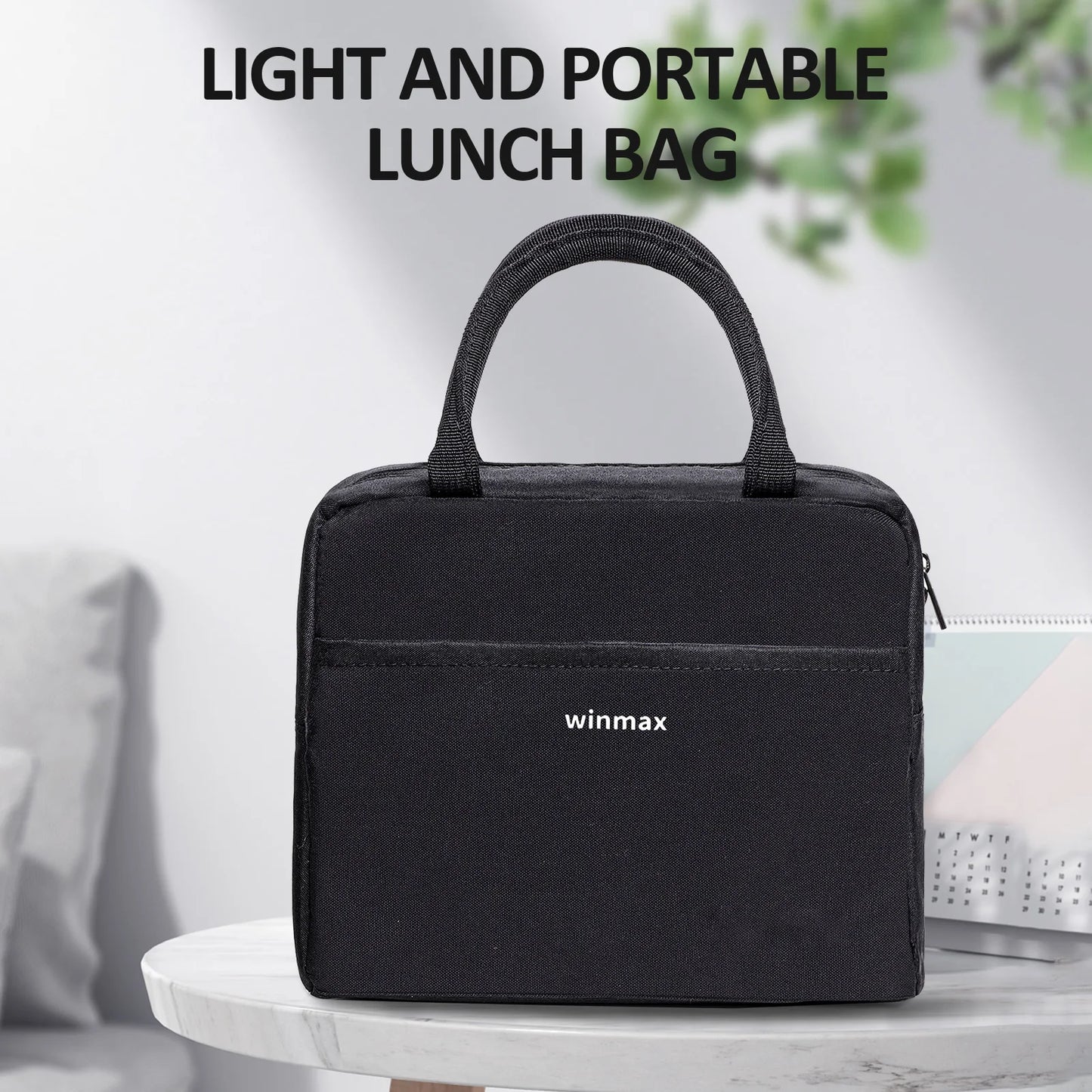 Lunch Box Thermal Bag Portable Waterproof Durable Wide Opening Suitable for Women's Work or Family Picnics