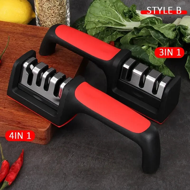 1pc Multifunctional Sharpening Stone Knife Sharpener Kitchen Knife Open Edge Special Fast Sharpening Professional Scissors