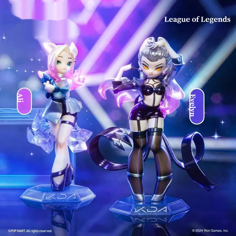 LOL League Of Legend Game Blind Box Toy K/DA All Out Girl Group Series mystery box Model Figurine Game Decoration Christmas Gift