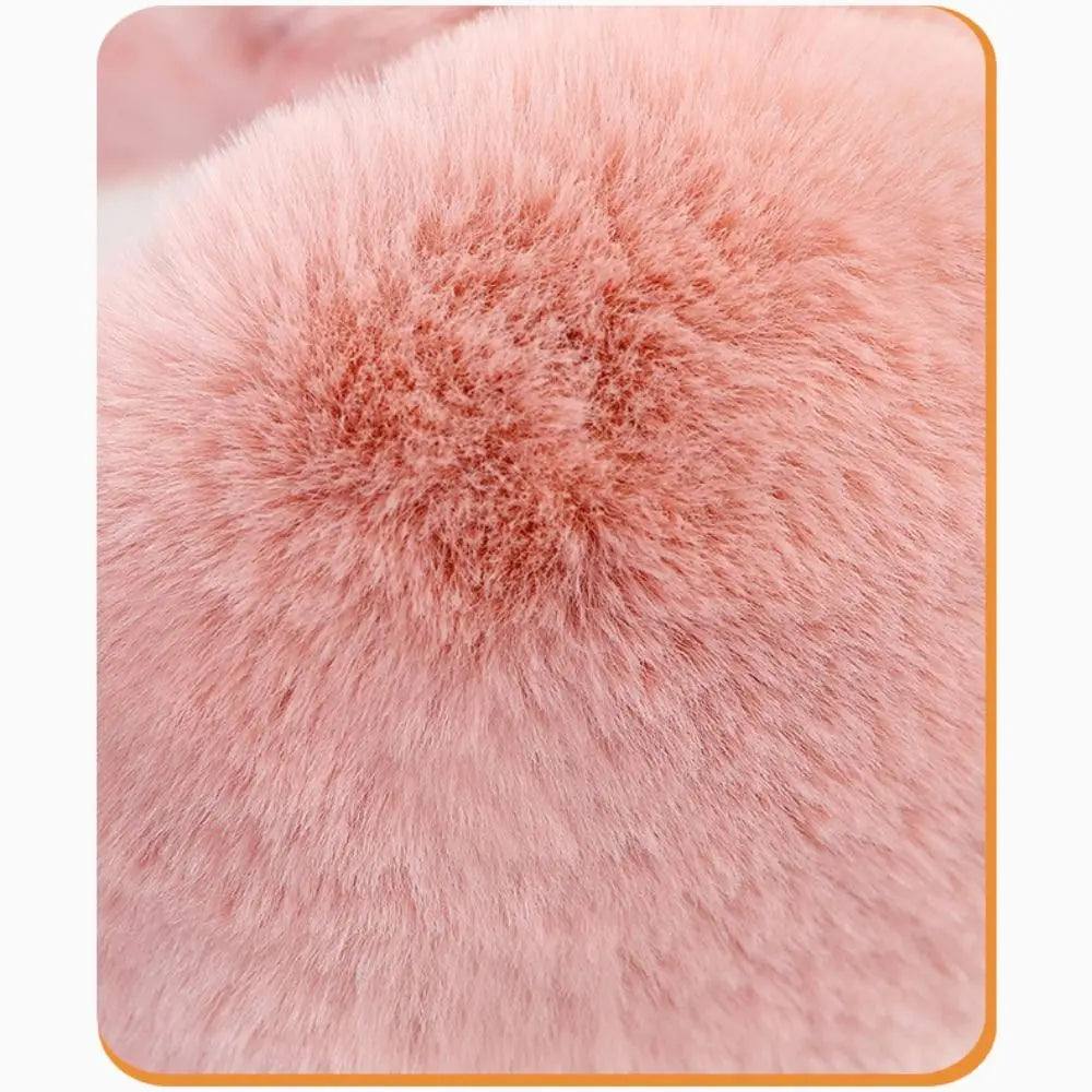 1PC Solid Color Soft Plush Ear Warmer Winter Warm Earmuffs Fashion  Ear Cover Outdoor Cold Protection Ear-Muffs Folding Earflap