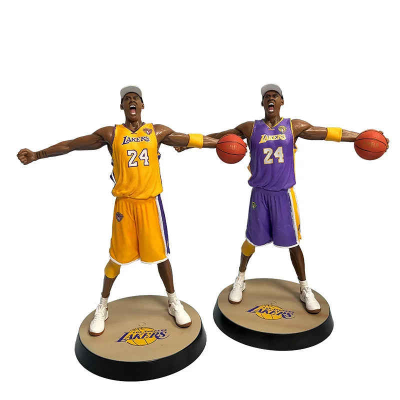 Hot NBA Basketball Star Kobe Bryant Figure Model Black Mamba Roars Kobe Model Movable Doll Decoration For Children Surprise Gift