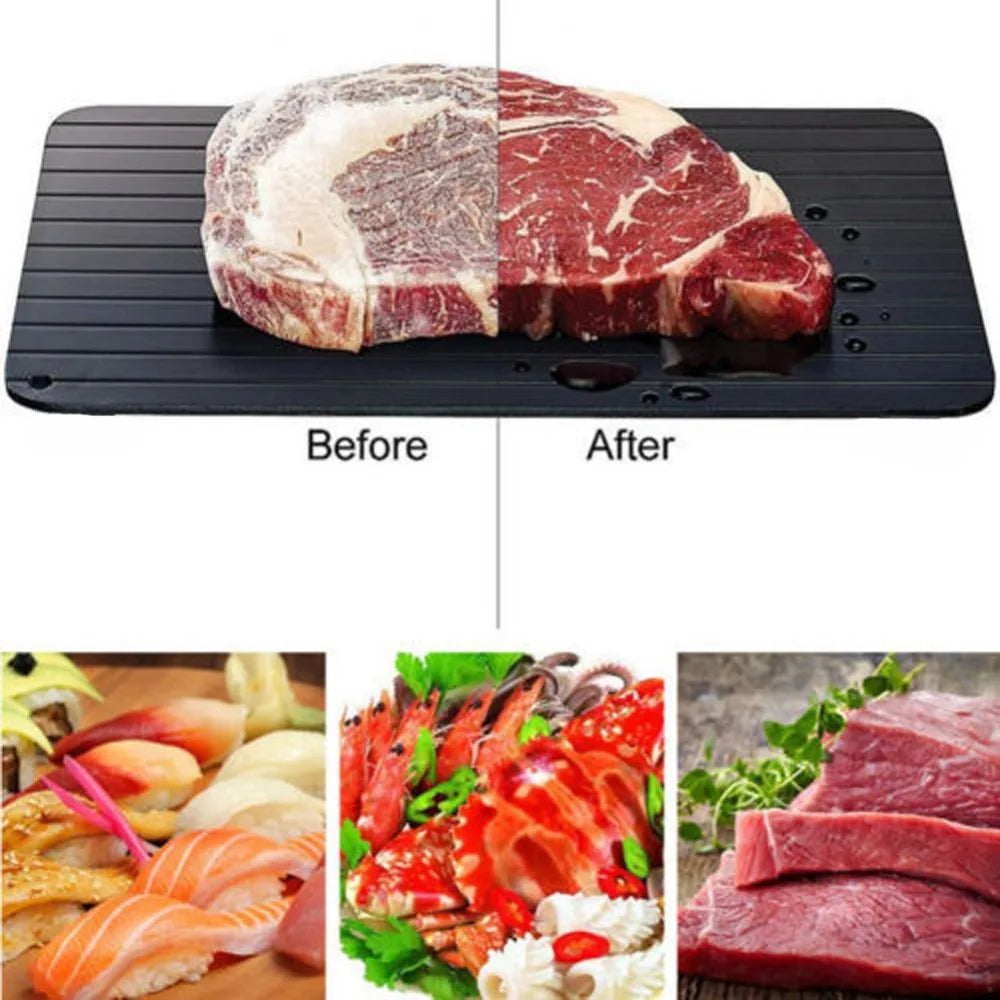 Fast Defrosting Tray Thaw Frozen Food Meat Fruit Quick Defrosting Plate Board Defrost Kitchen Gadget Tool Defrost Tray